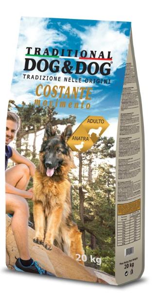 Сухой корм для взрослых собак со стандартным уровнем активности Dog&Dog Costante Movimento - Утка